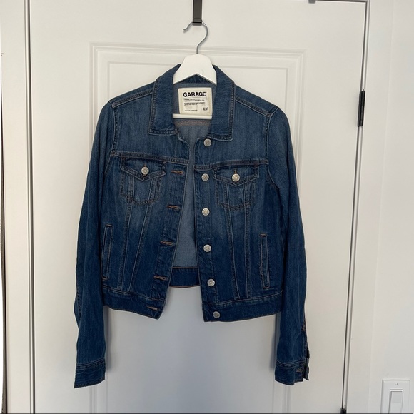 Garage Short Denim Jean Jacket - Picture 1 of 2